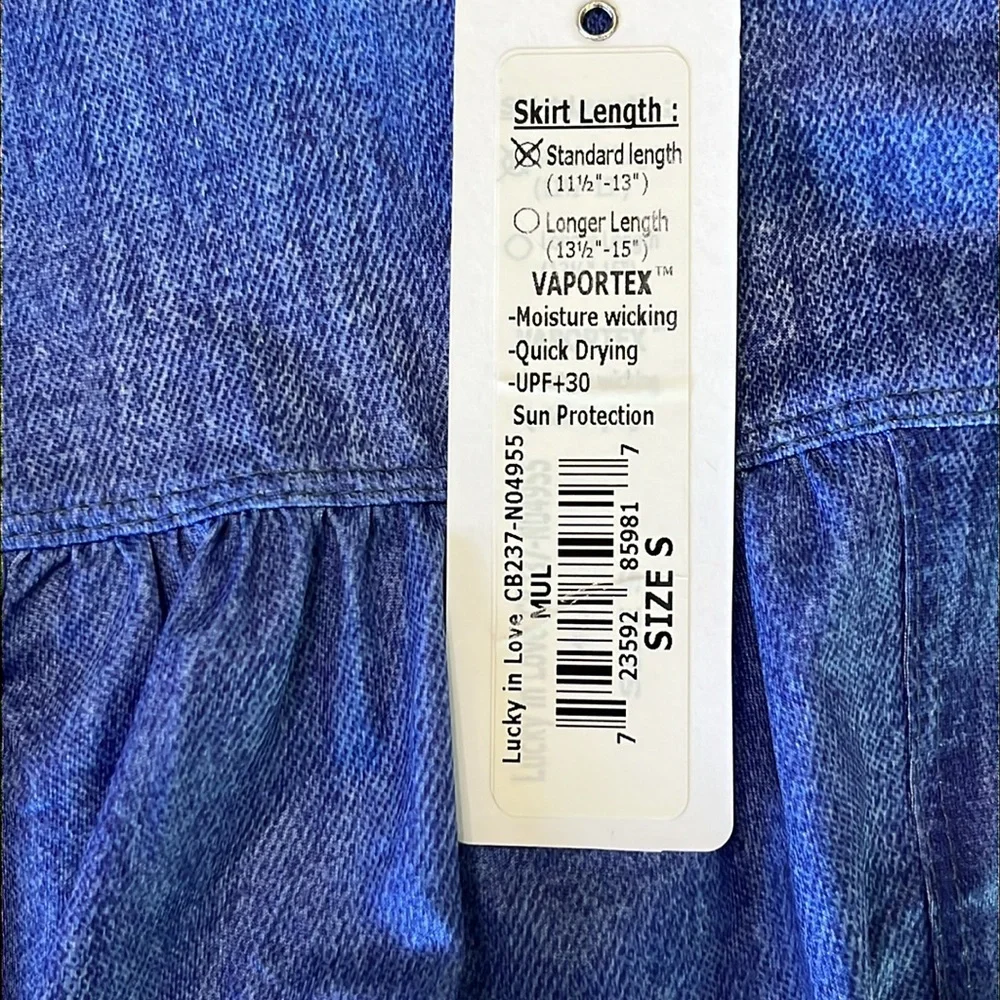 Lucky in Love Rosy Denim Pocket Skort NWT - Picture 9 of 11
